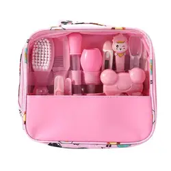 6PCS Baby Care Kit Nail Trimmer Hair Brush Infant Kids Set Tool Thermometer Comb Grooming H1J5