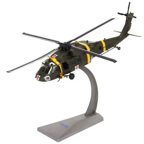 1/72 Металл UN-60 черный ястреб Вертолет зеленый подарок статическая военная модель самолета TH09611