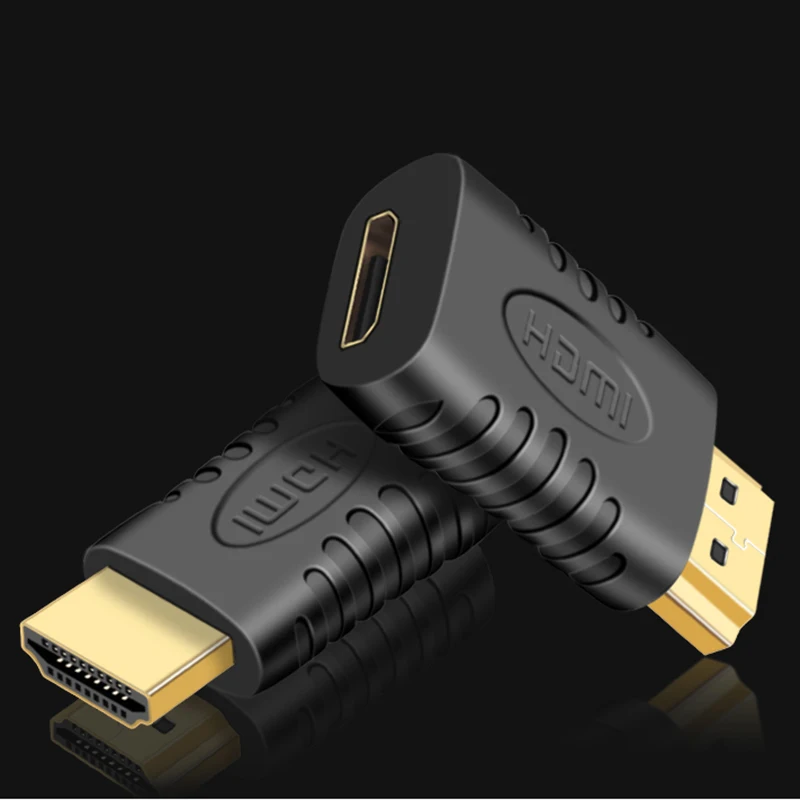 1080P 4K 3D Стандартный HDMI к Mini HDMI адаптер высокоскоростной штекер к женскому HDMI 2,0 конвертер для видеокамеры планшетных камер HD tv