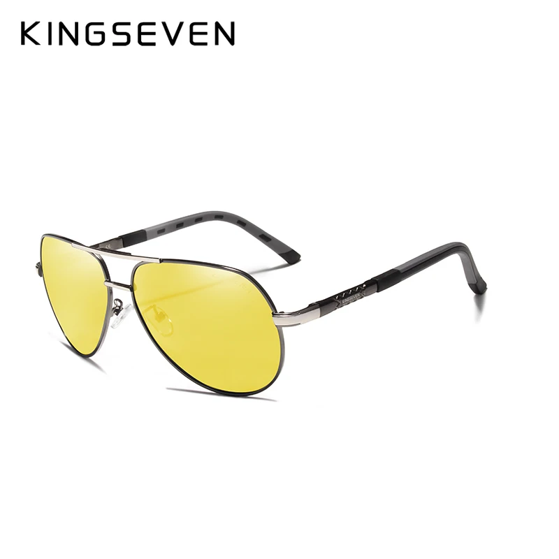 KINGSEVEN, мужские винтажные алюминиевые поляризованные солнцезащитные очки, классический бренд, солнцезащитные очки, покрытие линз, очки для вождения, для мужчин/женщин