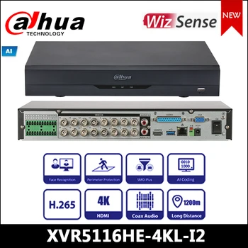 

Dahua XVR XVR5116HE-4KL-I2 16 Channel Penta-brid 4K-N/5MP Mini 1U WizSense Digital Video Recorder IoT & POS functionalities