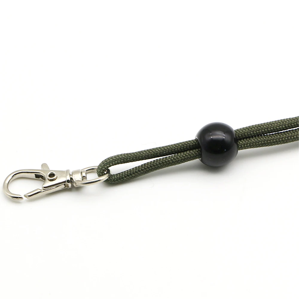 5/10Pcs 21CM 손전등 스트랩 매는 밧줄 슬링 EDC 야외 도구 블랙 Paracord Ajustable 안티 분실 토치 카메라 전화 키트