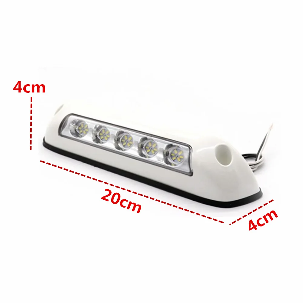 1 шт 12V 2,6 w белый корпус походный тент с креплением на машину 5 светодиодный отсек освещения с резиновым основанием прожектор