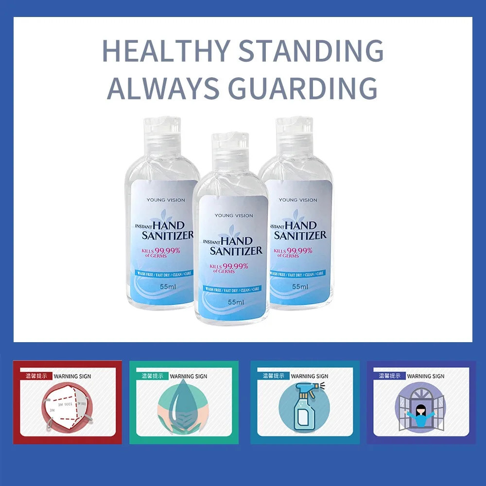 Прямая поставка 55 мл дорожный Портативный Миниатюрный антисептик для рук
