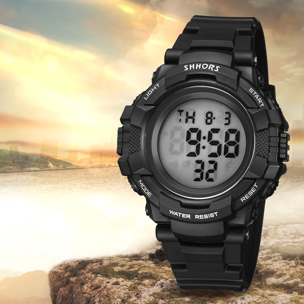 

Fashion Sport Watch Men Outdoor Digital Watches LED Waterproof Military Luxury Electronic Date Watch Bracelet Men montre homme