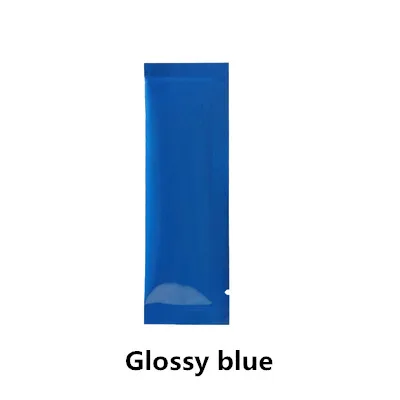 Glossy Blue 300 шт./лот, пакет для упаковки кофе, порошка, муки, алюминиевой фольги - Цвет: Glossy Blue