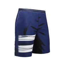 Новые модные быстросохнущие Короткие штаны kakahi, тонкие двухслойные мужские шорты с 3D принтом, эластичный пояс, пляжные шорты# K151