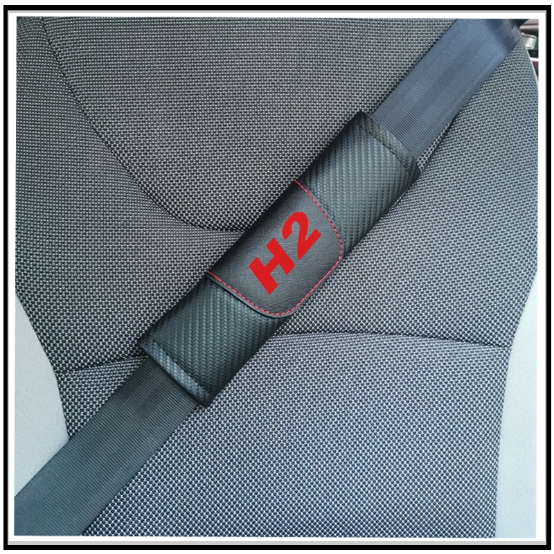 Для Great Wall Haval H2 Hover H2 2 шт углеродное волокно кожаная накладка для ремня безопасности автомобиля автомобильный ремень безопасности Наплечная накладка автомобильные аксессуары