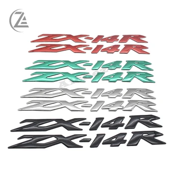 

ACZ Motorcycle 3D Emblem Badge For Kawasaki ZX-14R ZX14R Decal Fuel Gas Tank Decals Fairing Kit Side Logo "ZX-14" Sticker
