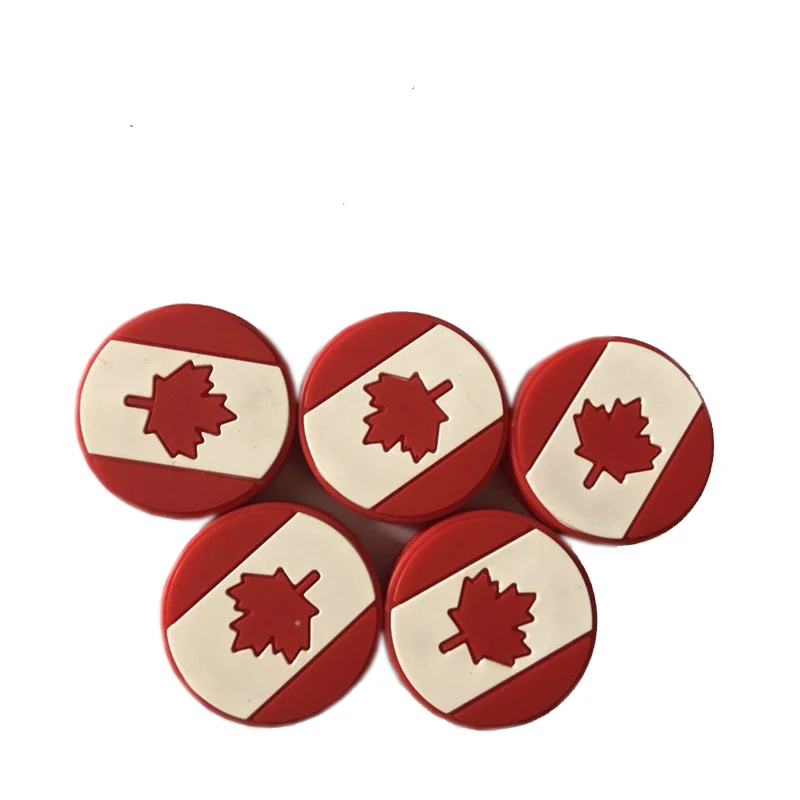 

Free shipping 5pcs Canada CA National flags tennis racket vibration dampener tennis racquet damper