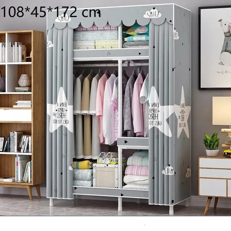 Version A Garderobe Guardaroba Armario Ropero Armadio Armoire Chambre мебель для дома Szafa шкаф Mueble De Dormitorio гардероб - Цвет: Version A