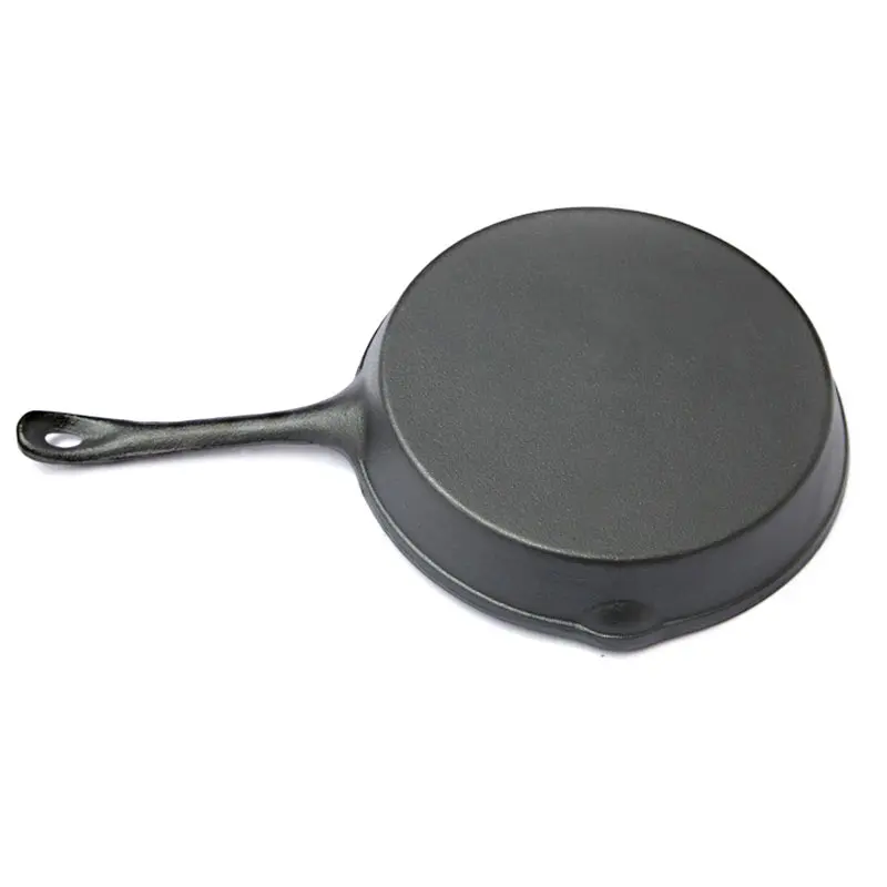 

Cast Iron Fry Pan Pot Kettle Smoke-free Pan Kitchen Cookware Supplies Induction Cooker JS23