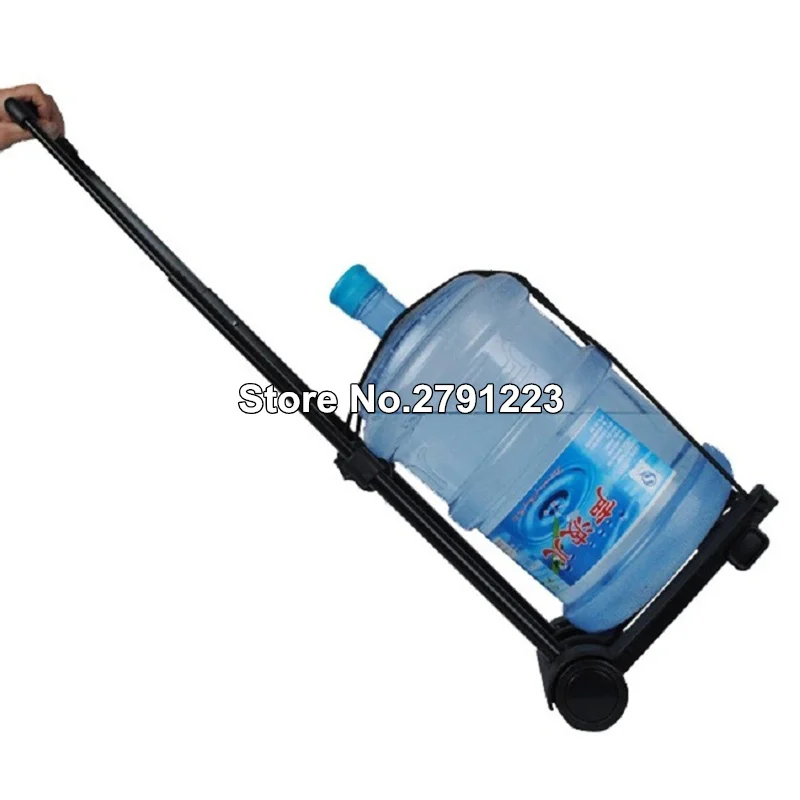 Portable Folding Luggage Travel Shopping Cart Lightweight Trolley Hand Truck Barrow Cart Home Foldable Wheel Trolley
