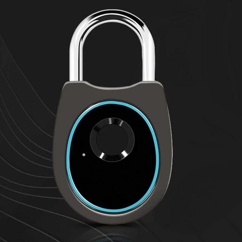 USB смарт замок отпечатков пальцев перезаряжаемый Keyless IP66 водонепроницаемый Противоугонный цифровой навесной замок для шкафчика, двери, багажа, рюкзака