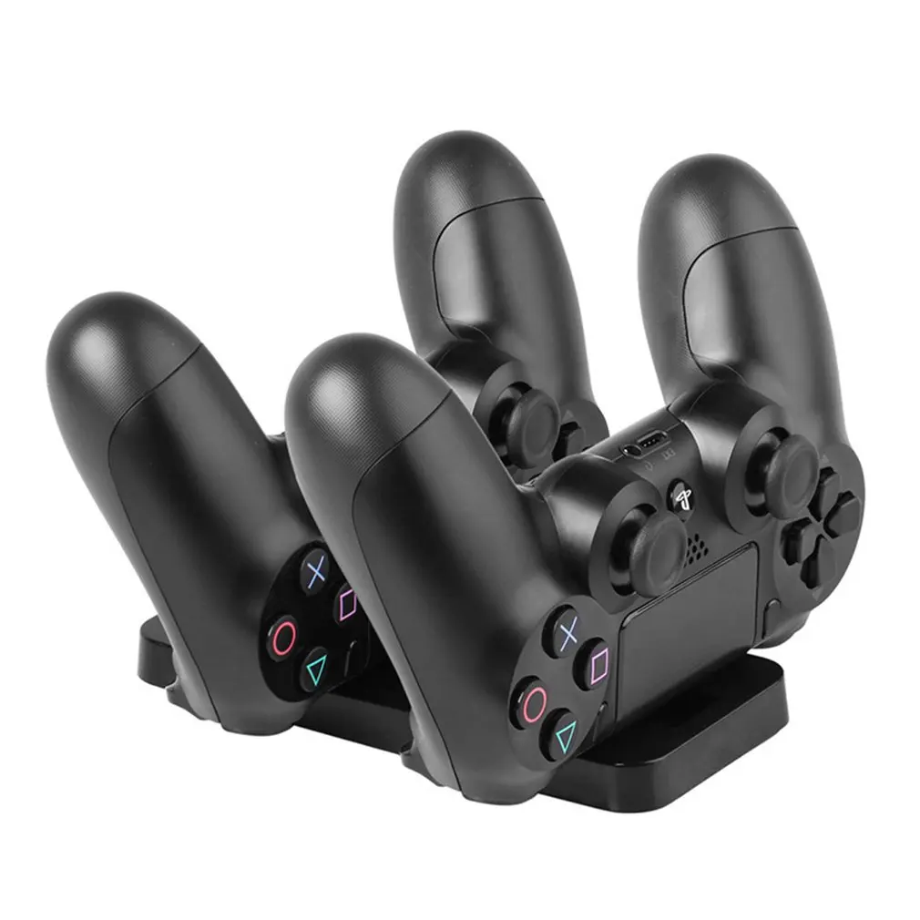 Контроллер Зарядное устройство Док-станция светодиодный двойной USB PS4 Подставка для зарядки Колыбель для sony Playstation 4 PS4/PS4 Pro/PS4 тонкий контроллер