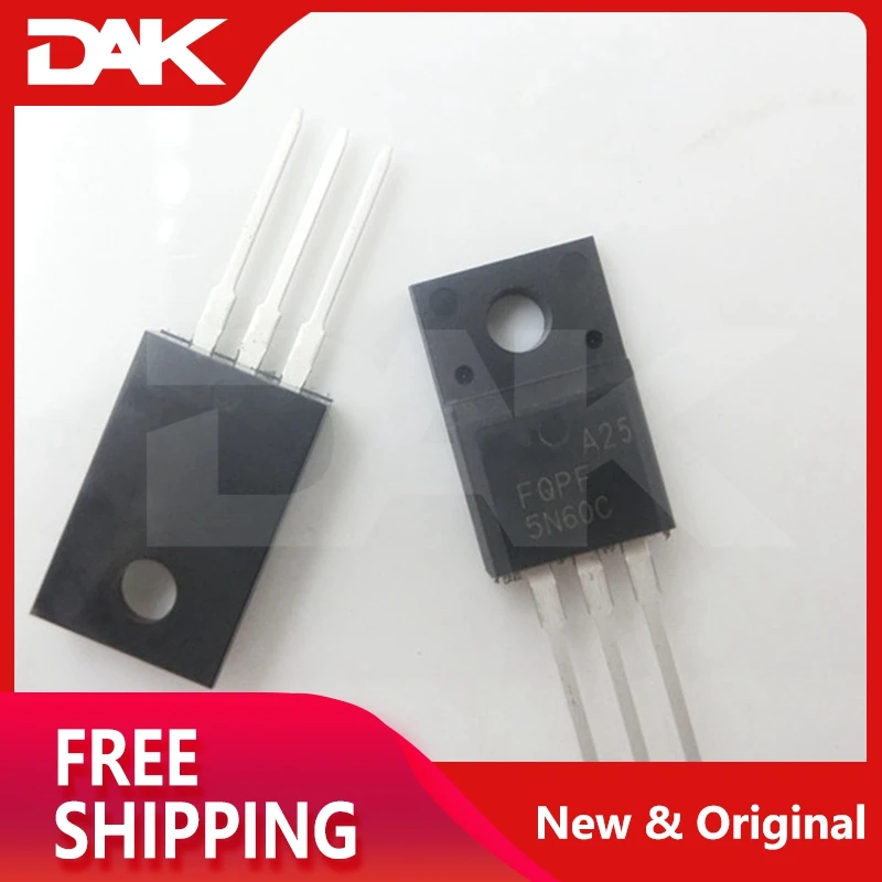 10 шт. FQPF5N60C TO-220 600V n-канальный MOSFET IC чип