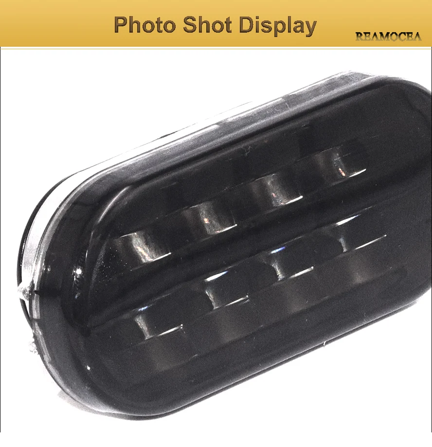 Reamocea 2Pcs Car-Styling Amber Light LED Lamp Side Marker Turn Signal Light Fit For VW Passat B5 Jetta Golf Bora MK4 1999-2004 (4)