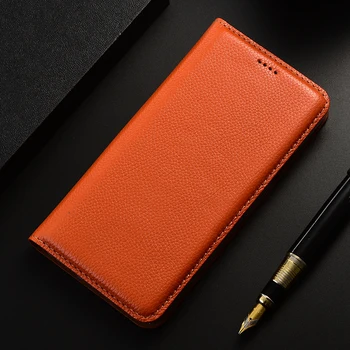 

Litchi grain Genuine Leather Case For Motorola E3 E4 E5 E6 E6S E7 Z Z2 Z3 Z4 Plus Play Force Flip Stand Phone Cover coque