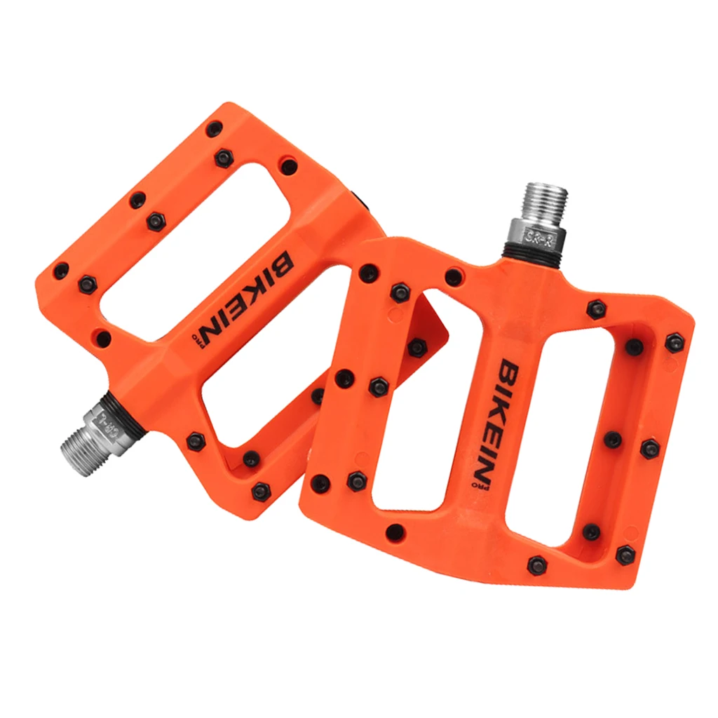 Mountain Bike Pedals - Cycling Sealed Bearing Treadle - Road Mountain MTB Bicycle Pedal Clips Flat Platform