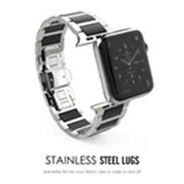 Lerxiuer Нержавеющая сталь ремешок для наручных часов Apple watch, ремешок 42 мм, 38 мм, версия наручных часов iWatch серии 3/2/1 Керамика браслеты браслет