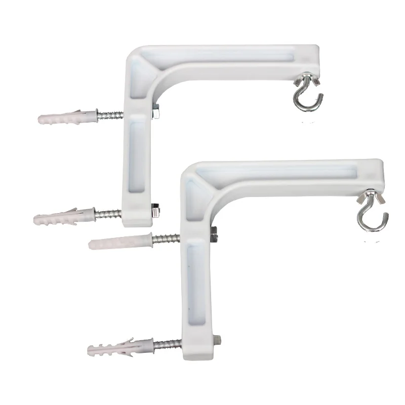 90 Degrees Bracket Projection Screen Hanger Adjustable Wall / Ceiling Mount For HD Projector Curtain L Shape Holder