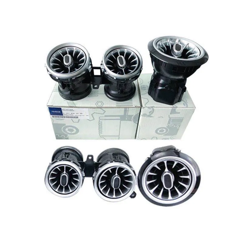 Luces светодиодный de salida de турбина para W205 W213 GLC Mercedes benz C GLC clase фронтальной Aire acondicionado Ventilación centro de ent - Название цвета: W213 64 colore