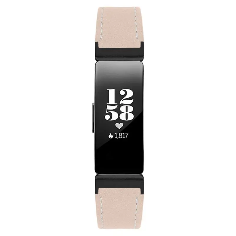 Совместимость для Fitbit вдохновить& для Fitbit Inspire HR ремешок, кожаный ремешок Регулируемый замена аксессуары, ремни