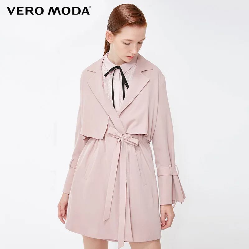 Vero Moda куртка женское осеннее длинное пальто на шнуровке | 318317507|Куртки|