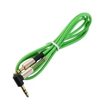 

3.5 mm Jack 1M AUX Audio Cable Male to Male Cable Gold Plug line Cord Spring Audio Cable For Phone Car Speaker Headphone