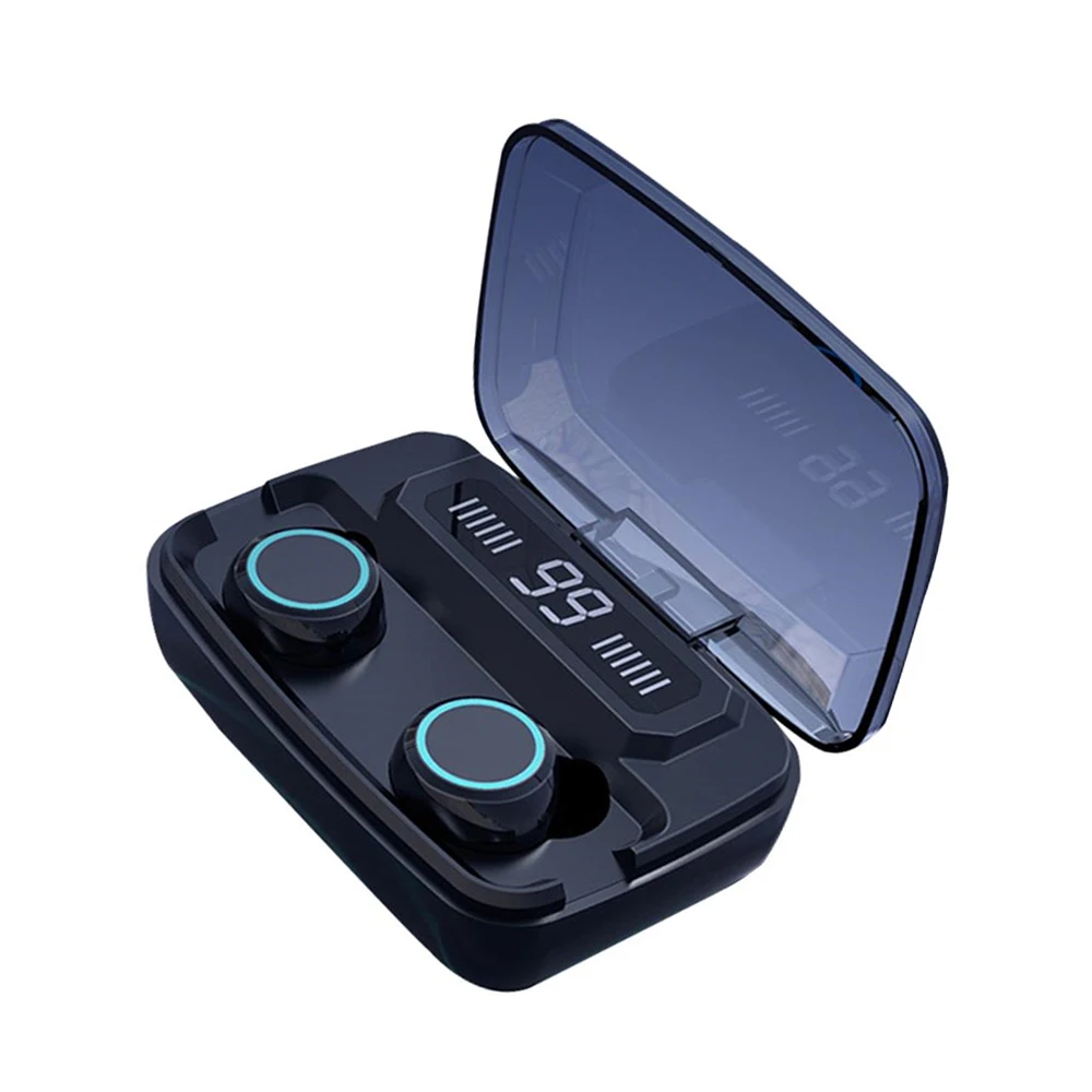 Bluetooth наушники TWS M11 Mini с светодиодный сенсорным цифровым дисплеем 5,0 IPX7 водонепроницаемые беспроводные наушники Q32 с бинауральным HD вызовом