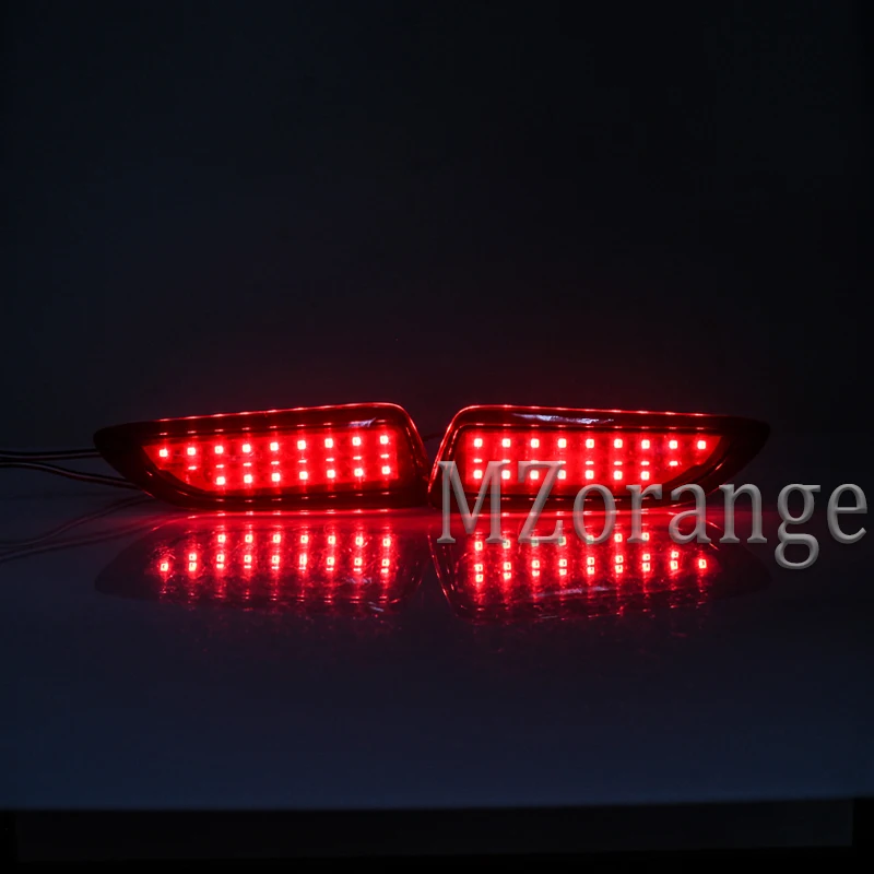 1 комплект светодиодный красная лампочка для Защитные чехлы для сидений, сшитые специально для Toyota Corolla 2011-2012 для Lexus CT стояночный тормоз Предупреждение тормозной фонарь задний красный объектив заднего бампера отражатель светильник