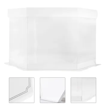 

5 Pcs Birthday Cake Cases Cake Storage Container Cake Decors Cake Gift Boxes