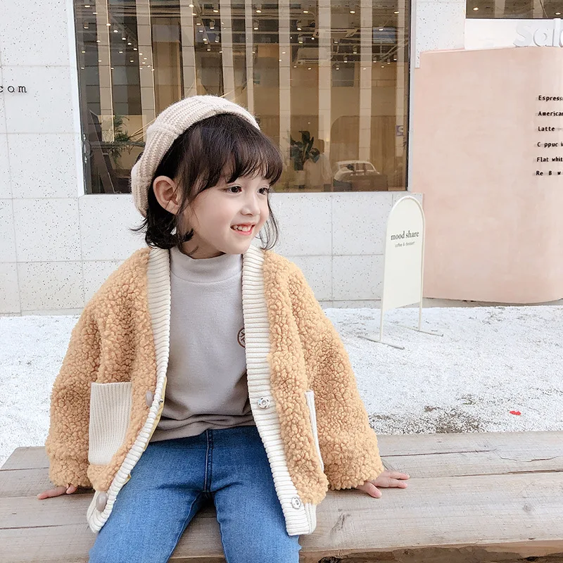 New Arrival Girls Fleece Coat Autumn Winter Baby Girl Clothes Kids Jacket 2-7 Years