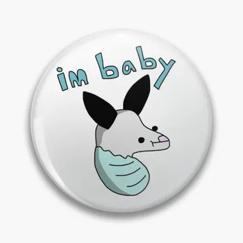 

im baby Tiny Snek Comics Icons Badges on a Backpack Cartoon Pin Badge Decoration Brooches Metal Badges DIY