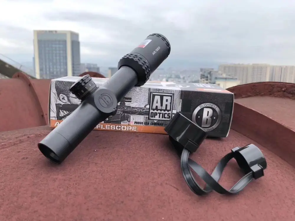 

1-4x24 AR Optics Drop Zone-223 Reticle Tactical Riflescope With Target Turrets Hunting Scopes For Sniper Rifle