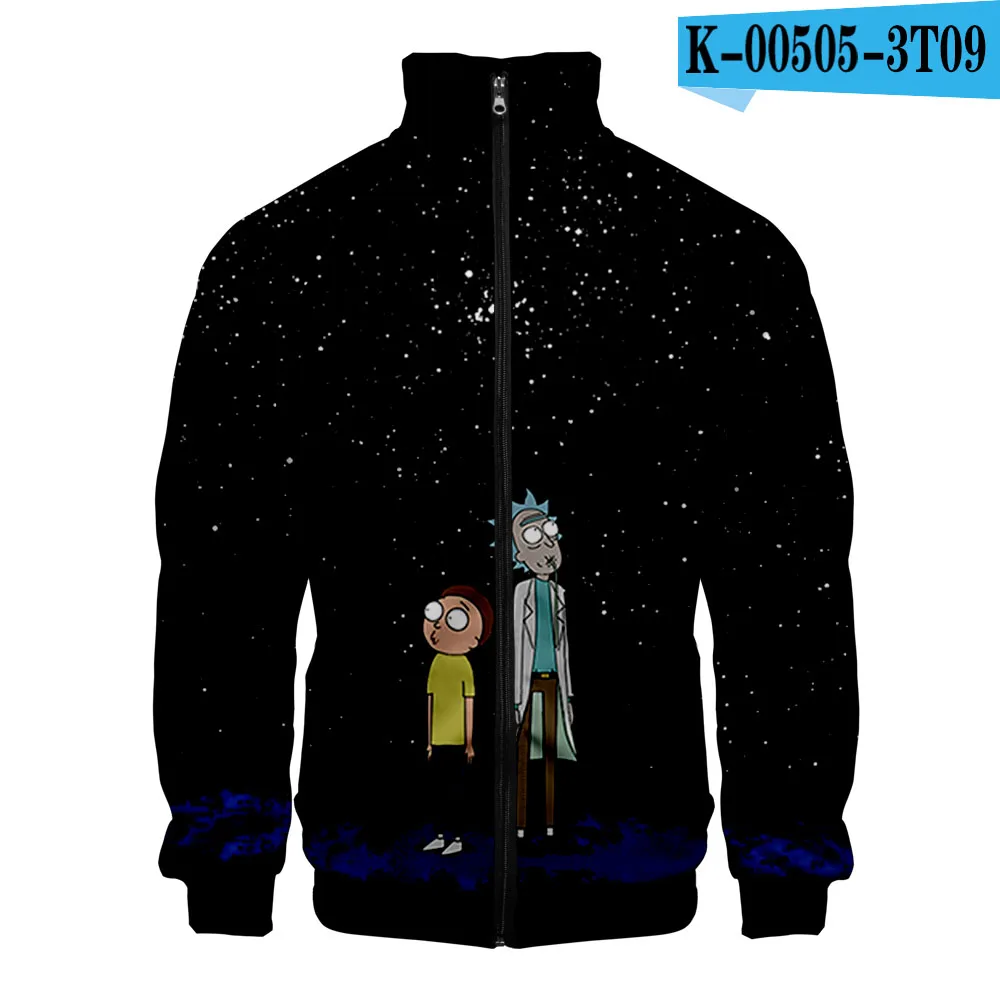 Куртки Rick and marty на молнии, повседневная куртка, новая мода, Highstreet, осенняя и весенняя одежда, куртка Rick And marty для мужчин - Цвет: D