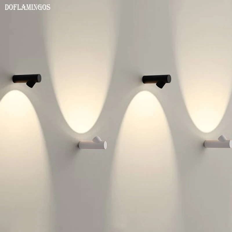 LED Wall Lamp Bedroom Beside Light Home Indoor Decoration Corridor Aluminum 