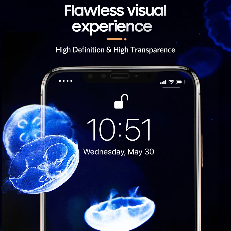 Benks защита экрана от пыли для iPhone 11/11Pro/11 ProMax/Xr/Xs Max полное покрытие анти синий Litght Закаленное стекло пленка