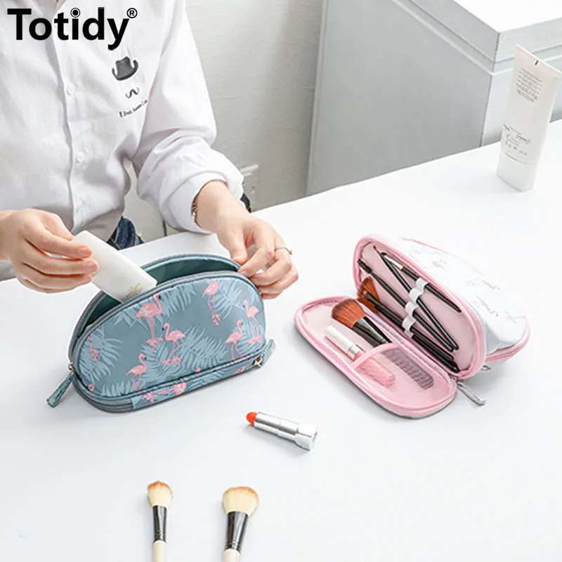 Totidy Фламинго косметичка Оксфорд дорожный мешочек для косметики сумки 2021 новые толстовки с надписью Make Up