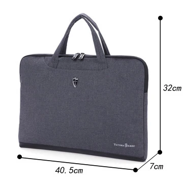 Grey (M) Victoriatourist сумка для ноутбука 14 ”15,6” Мужская Женская деловая сумка стильный портфель легкая Портативная сумка-мессенджер - Цвет: Grey (M)