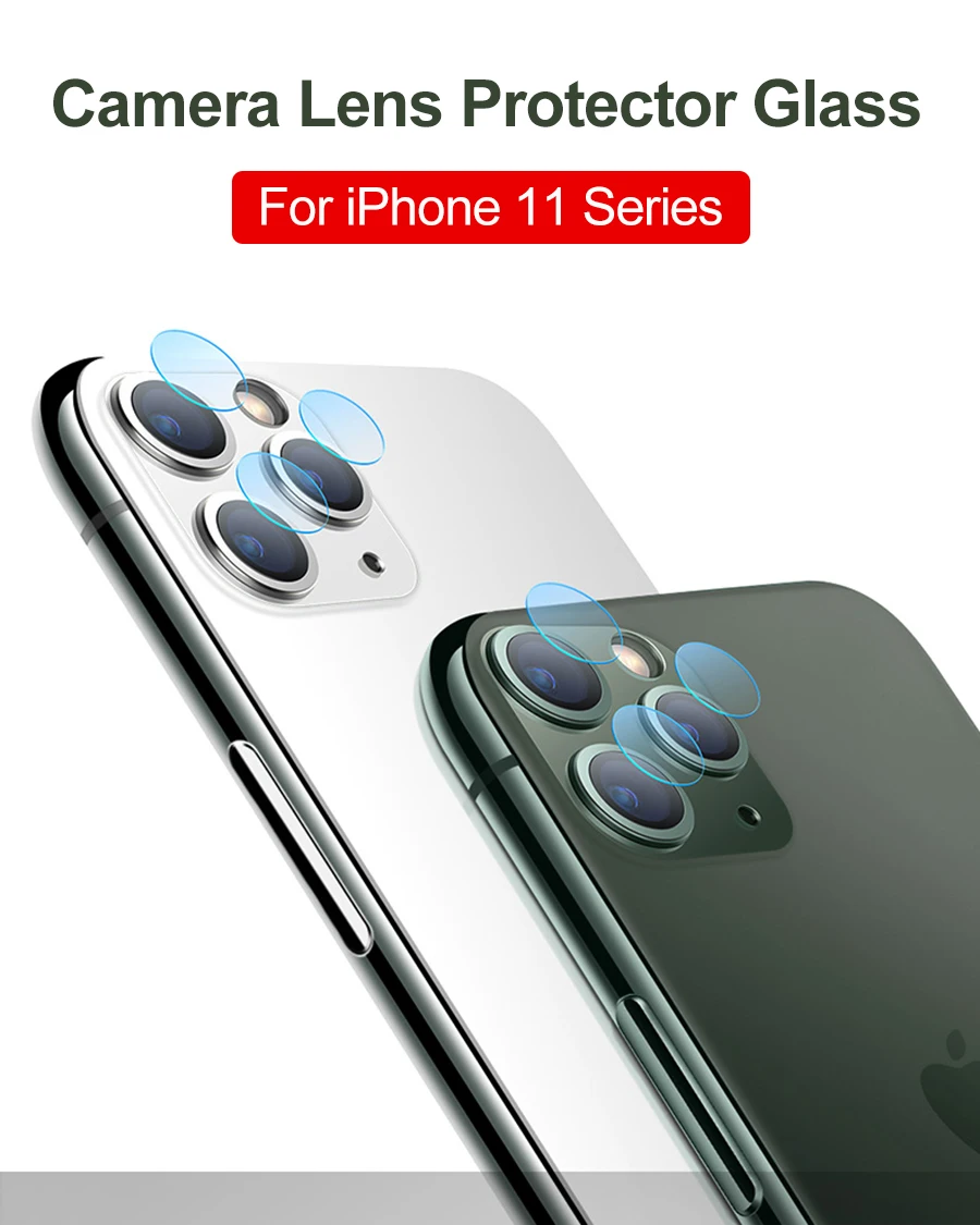 100 шт закаленное стекло для iPhone XS XR X 11 Pro Max стеклянный объектив камеры протектор экрана для iPhone 11 Защитная стеклянная пленка