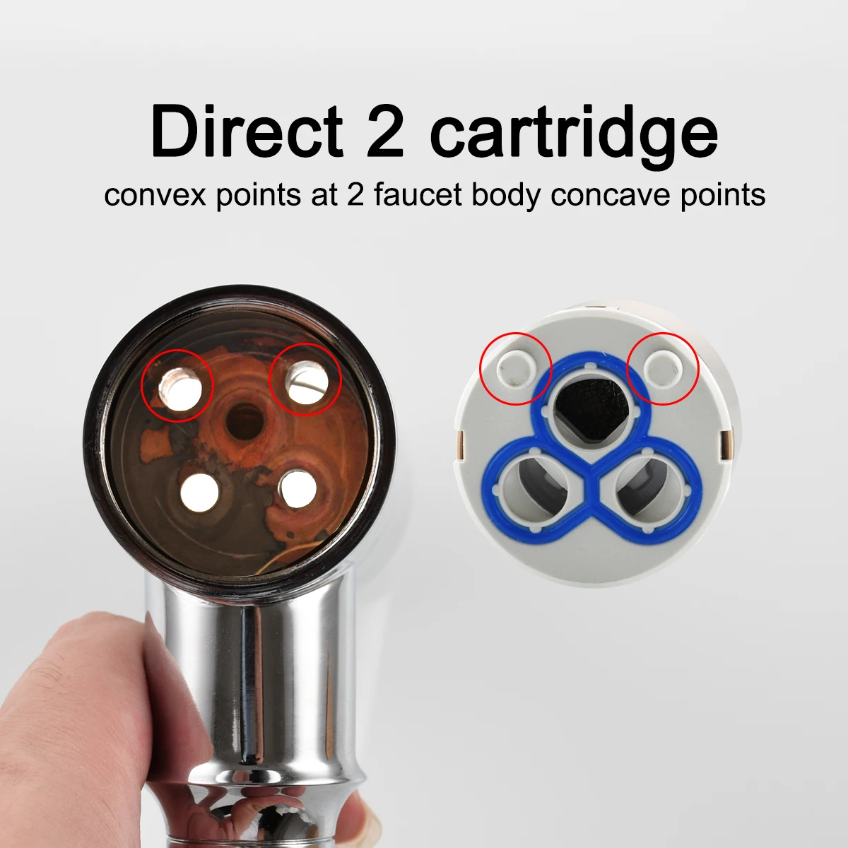 Faucet Cartridge 40mm/35mm Ceramic Valve For Hot And Cold Mixer Tap Faucet Replace