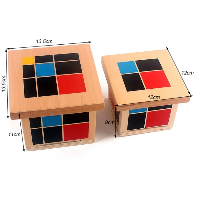 Montessori Arithmetic Algebraic Binomial Cube Trinomial Cube Wooden Toys Mathematics Materials for Elementary Wooden Math Toys 6