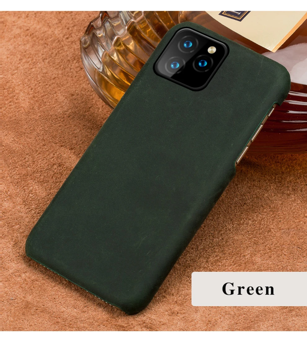 Подлинный подтягивающий кожаный чехол для телефона для iphone 11 11 Pro 11 Pro Max X XS XR XSMAX 6s 7 8 Plus 6 5 5S SE Plus Crazy чехол в виде лошади