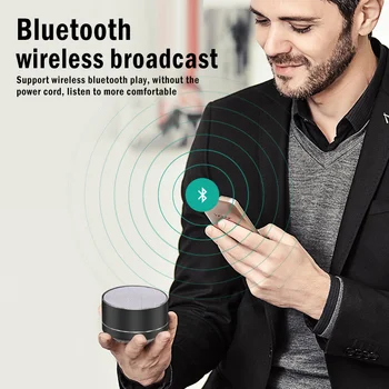 

Bluetooth Speaker Stereo Subwoofer Support U Disk TF Card Universal Mobile Phone Music Mini Wireless Outdoor Portable Woofer