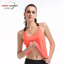 Стиль женский спортивный жилет для фитнеса, йоги, бега, Т-образный вырез на спине, Быстросохнущий Свободный жилет