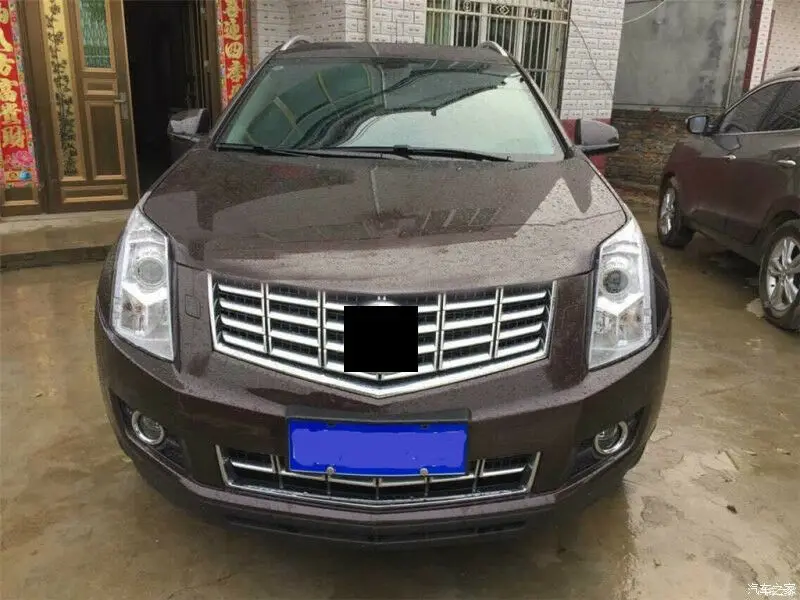 Подходит для Cadillac SRX 2013 автомобильный передний бампер крышка сетка Верхняя облицовочная решетка 1 шт