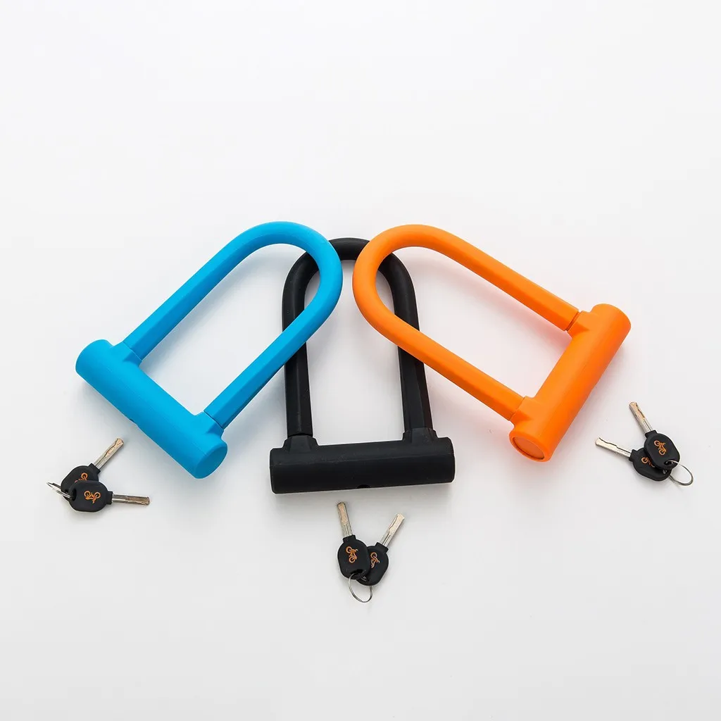 New Bike Security U Lock- 16mm Heavy Duty With 4ft Cable And Mounting Bracket Bike Accessories велосипедные аксесуары