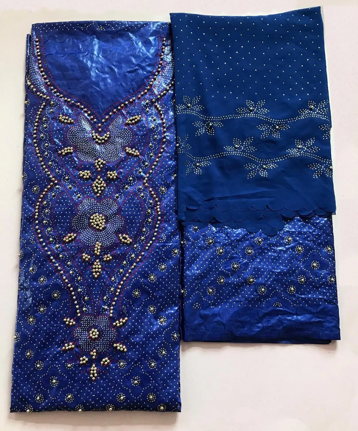 По-прежнему FLY бисером кружевной ткани африканского ришелье бассейна riche парча в Гвинейском стиле Базен кружевная ткань 7 ярдов/партия