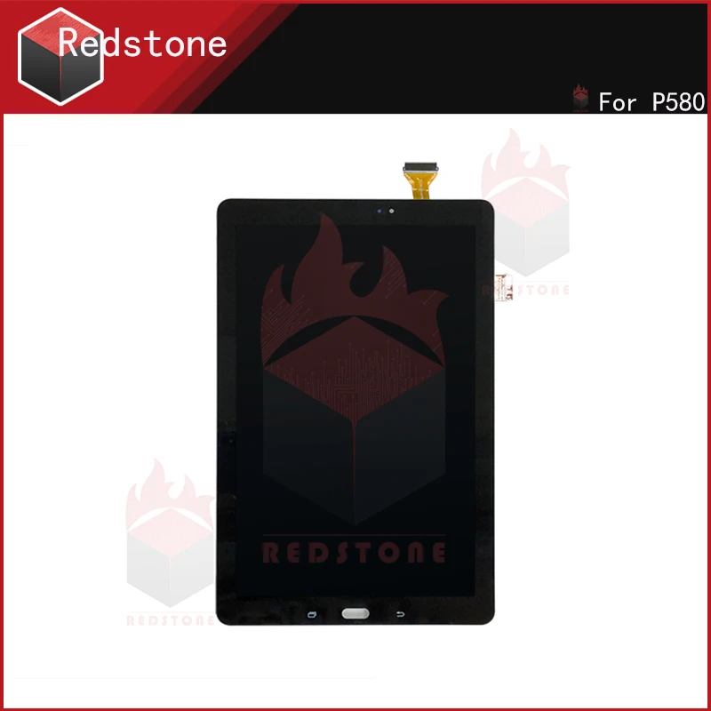 Redstone Полный для Samsung Galaxy Tab A 10,1 P580 сенсорный экран дигитайзер ЖК-дисплей в сборе для SM-P580 ЖК-дисплей